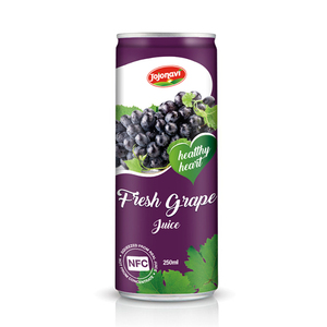 HACCP HALAL ISO Certification and <b>Grape</b> Juice Heart Healthy Natural Fruit Juice 250ml - Product Image 1