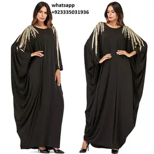 2019-2020 Custom Pakistani abaya muslim dresses dubai abaya kimono kaftan jalbab state of the art ajm