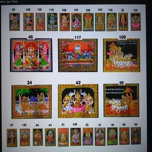 Nouveau 2024 Populaire Art Décor Seigneur Shiva Imprimé Coton Sequin Tentures Murales/Affiche En Gros De L'Inde - Product Image 3