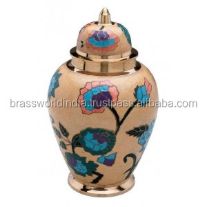 Suministros funerarios, urna de cremación, Brassworld, India - Product Image 2