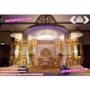 Glamoroso Mandap Indio para Bodas, Fabricante de Conjuntos de Mandap para Bodas Indias, Nuevo Diseño de Mandap para Bodas en Venta en Nueva Zelanda - Product Image 1