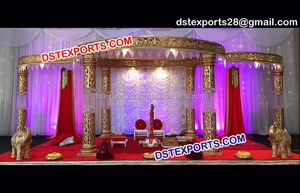 ชุด Mandap คริสตัลสำหรับงานแต่ง,ชุด Mandap คริสตัลตกแต่งงานแต่งงานแบบอินเดียชุด Mandap สำหรับงานแต่งงานล่าสุด - Product Image 4