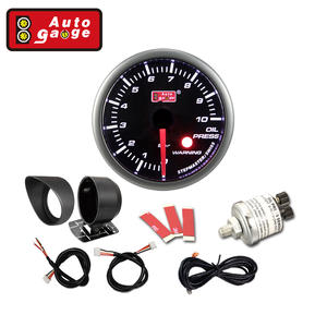 เครื่องวัดความดันน้ำมันรถยนต์เข็มเลนส์รมควัน60มม - Product Image 2