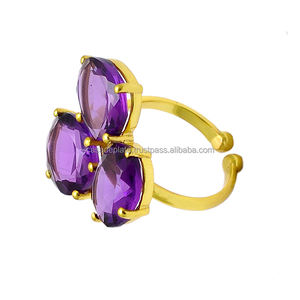 แหวนพลอยอเมทิสต์ตัดเป็นล้านล้านชิ้น925แหวนเงินแท้ขายส่งแหวนแฟชั่นสำหรับวันครบรอบแต่งงานหรืองานหมั้น - Product Image 1