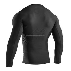 Custom Men Rash Guards, Long Sleeves MMA Rash Guards <b>Top</b> Custom Basketball Jersey Custom Ice Hockey Jersey - Product Image 3