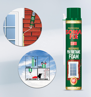 SOMAFIX 750ml Mousse Polyuréthane Manuelle S811 Facile à Utiliser Mousse Multi-Usage pour le Remplissage de Base, l'Étanchéité et l'Isolation