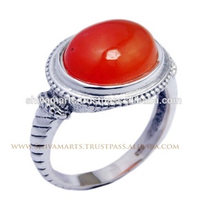 Gran oferta, nueva moda, cornalina piedra preciosa, anillo Eternity Vermeil, joyería de plata de ley 925, joyería de plata hecha a mano - Product Image 4