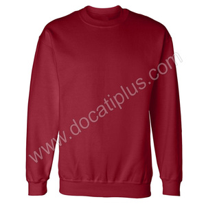 Personalizado Oem Hombres Sudadera Hombre Cuello Redondo Blanco Algodón Sudadera - Product Image 1