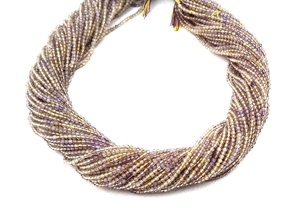 Perles rondes facettées en améthyste naturelle, 1,5 mm, multicolores, étincelantes, certifiées par un tiers, fournitures pour la fabrication de bijoux - Product Image 4