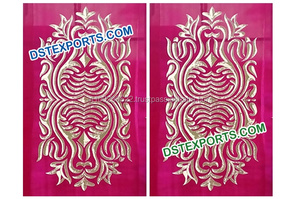 Designerปักฉากหลังแผงแต่งงานกำมะหยี่ฉากหลังงานแต่งงานที่ดีที่สุดฉากหลังตกแต่ง - Product Image 4