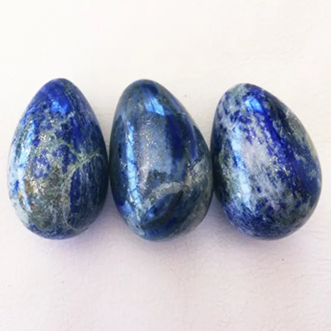 Lapis Lazuli Edelsteeneieren Groothandel Natuurlijke Helende Steen Voor Meditatie En Positieve Energie Edelsteen Reiki Genezing