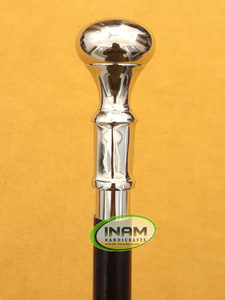 Canne en bois avec poignée ovale en laiton/canne de marche en bois avec poignée ovale en laiton/canne de marche en bois avec poignée en laiton - Product Image 4