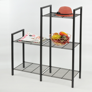 Arena negra terminar abajo 4-de zapato de Metal Rack - Product Image 4