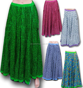 En gros traditionnel rides indien lehenga jupe - Product Image 2