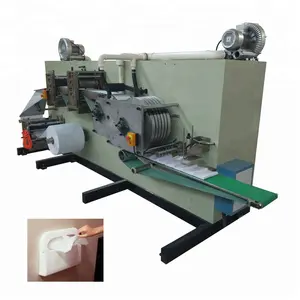 Automatic cutting and folding disposable paper toilet seat cover machine