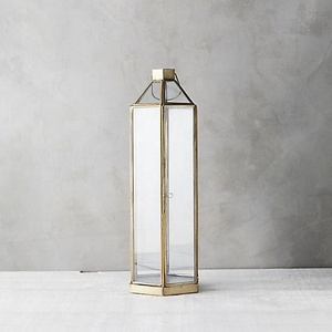 High Quality <b>Large</b> Glass Candle Stick Holder Farmhouse Garden Outdoor Wedding <b>Lantern</b> Decorative Sconces - Product Image 3