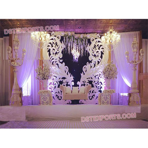 Escenario de boda de estilo elegante, escenario de fondo de boda, paneles de Cachemira para decoración, último diseño - Product Image 1