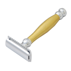Maquinilla de afeitar de seguridad de doble filo, proveedor chapado en cromo - Product Image 1