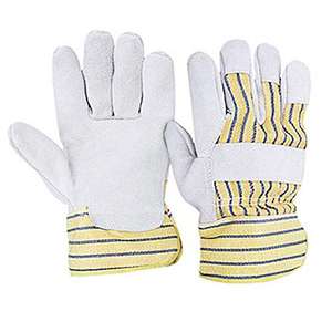 Gants d'hiver en cuir de vache fendu unisexe Gants de gréement authentiques Gants de sécurité pour adultes pour le travail industriel Gants de sécurité anti-impact antidérapants chauds - Product Image 3