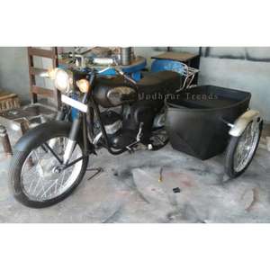 Rajdoot Antique Industrial Style Iron Display Unit Chair Vintage Indian Design Made of <b>Glass</b> Commercial Furniture - Product Image 1