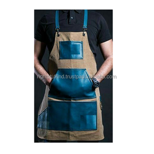 Tablier en cuir de nouveau Style, toile cirée professionnelle, pour homme et femme, 2018 - Product Image 1