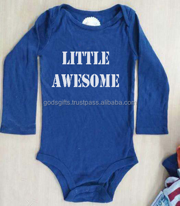 Peleles de algodón para bebé recién nacido, Pelele con diseño personalizado de nuevo estilo Beige, ropa de bebé, prendas de bebé con certificado de gots orgánico - Product Image 4