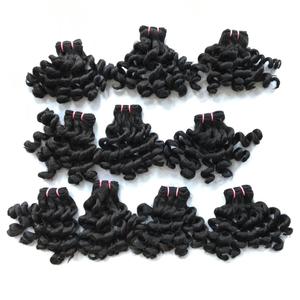 Cheap Remy Virgin Skin Weft Double Bouncy Wavy Machine Weft Vietnam Human Hair Extensions - Product Image 4