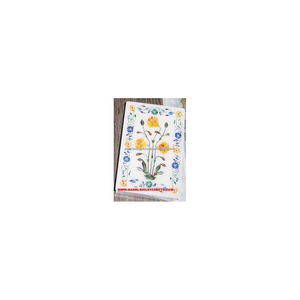 Plaque d'incrustation blanche faite à la main de forme carrée pour la décoration de la maison Meilleur fournisseur de marbre indien Marbre blanc de Makrana Belle incrustation - Product Image 1