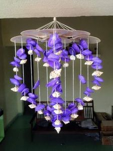 กระดิ่งลมเปลือกหอย งานฝีมือ เวียดนาม - Product Image 3