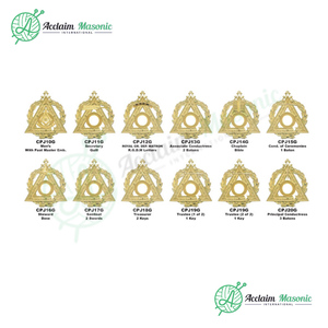 Maçonnique Lodge Shriner Regalia Strass Collier Chaîne Bleu Lodge Maître Mason Rouge Collier De Haute Qualité - Product Image 6