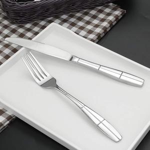 Stainless Steel Cutlery <b>Set</b> for Restaurant Cheap Silver <b>Flatware</b> <b>Set</b> Spoons Forks and Knife Antique Metal with Nickel Finished - Product Image 4