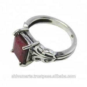 แฟชั่นการออกแบบที่มีคุณภาพสูง925เงินสเตอร์ลิงทับทิมแหวนพลอยล่าสุดแหวนแฟชั่นสำหรับผู้หญิงและสาวๆ - Product Image 3