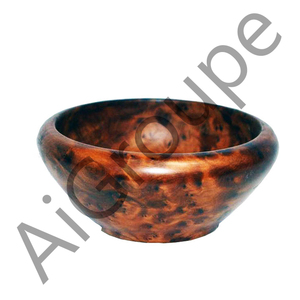 Thuya ชามสลัดไม้,ชามโมร็อกโกทำจากไม้ Thuja ขายส่งไม้งานฝีมือไม้งานฝีมือ - Product Image 1
