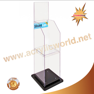 Soporte de exhibición de acrílico personalizado soporte de folleto/soporte de exhibición de folleto de acrílico/estante de exhibición de folleto de acrílico - Product Image 1