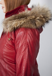 Elegante chaqueta de cuero ajustada para mujer Elegante ropa de abrigo suave ligera Perfecta para la ropa de calle urbana de primavera y otoño - Product Image 3