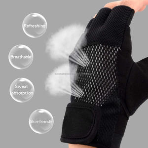 Gants de fitness sans doigts antidérapants en microfibre Gants de gymnastique - Product Image 3