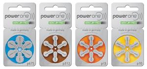 Piles auditives sans mercure au zinc-air haute performance 1,4 V A13, les plus vendues, 13/P13/PR48, fabriquées en Allemagne, Power One Cells 6 - Product Image 3