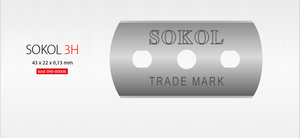 Cuchillas SOKOL 3H de Acero con Alto Contenido de Carbono en Diseño de Tres Orificios - Product Image 4