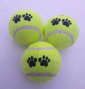 Fabrik Großhandel benutzer definierte Logo gedruckt spezielle Haustier Tennisball Haustier Spielzeug benutzer definierte Logo Tennisball