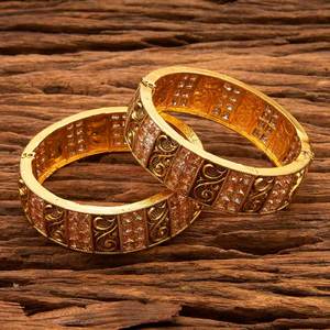 กำไลโบราณแบบเปิดได้พร้อมชุบทอง17777 Lct - Product Image 1