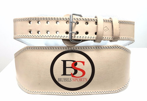 เข็มขัดยกน้ำหนัก6 "หนังแท้เอวยกน้ำหนักออกกำลังกาย deadlift เข็มขัดพยุงหลัง - Product Image 5