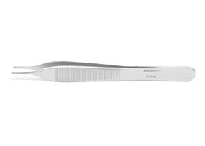 Pince à tissu Adson 12cm Instrument de dissection en acier inoxydable allemand Source d'alimentation manuelle Norme de sécurité-MOL - Product Image 3