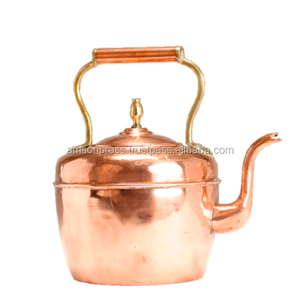 กาต้มน้ำชาทองแดงโบราณ - Product Image 5