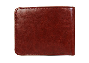 Cuero de la PU de caballeros cartera con bolsillo de cremallera - Product Image 3