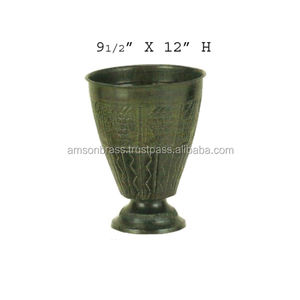 Haute qualité métal nouveauté jardin urne métal jardinières urne cuivre Antique fleur planteur succulente jardin urne - Product Image 4