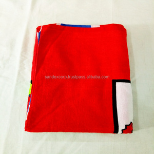 Belle serviette de plage turque de haute qualité imprimée avec serviette de plage de golf multicolore d'Inde - Product Image 1