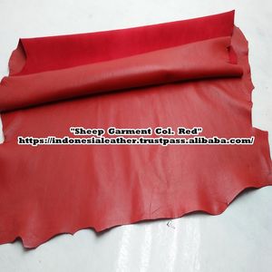 High Quality Finished Grain Pattern Sheep Skin Indonesia Origin Leather for Jackets - Product Image 5
