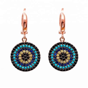 Boucle d'oreille classique en argent Sterling 925, produit turc, fait à la main, prix d'usine, vente en gros - Product Image 1
