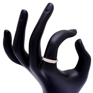 Solid .925 Sterling <b>Silver</b> Handmade Plain Spiral <b>Ring</b> for <b>Men</b> Women Trendy Wedding Jewelry at Low Price Wholesale Available - Product Image 2