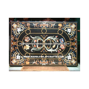 Fabricante de Mesas de Comedor Rectangulares de Mármol de Lujo con Incrustaciones Modernas y Hermosas para Sala de Estar - Product Image 1
